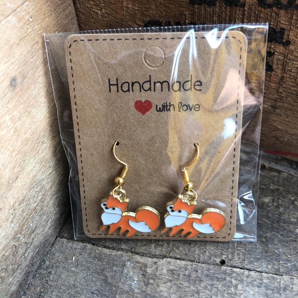 New Fox earrings